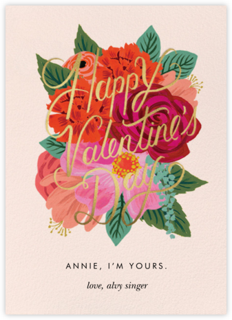 Perennial Valentine - Rifle Paper Co. - Valentine's Day Cards