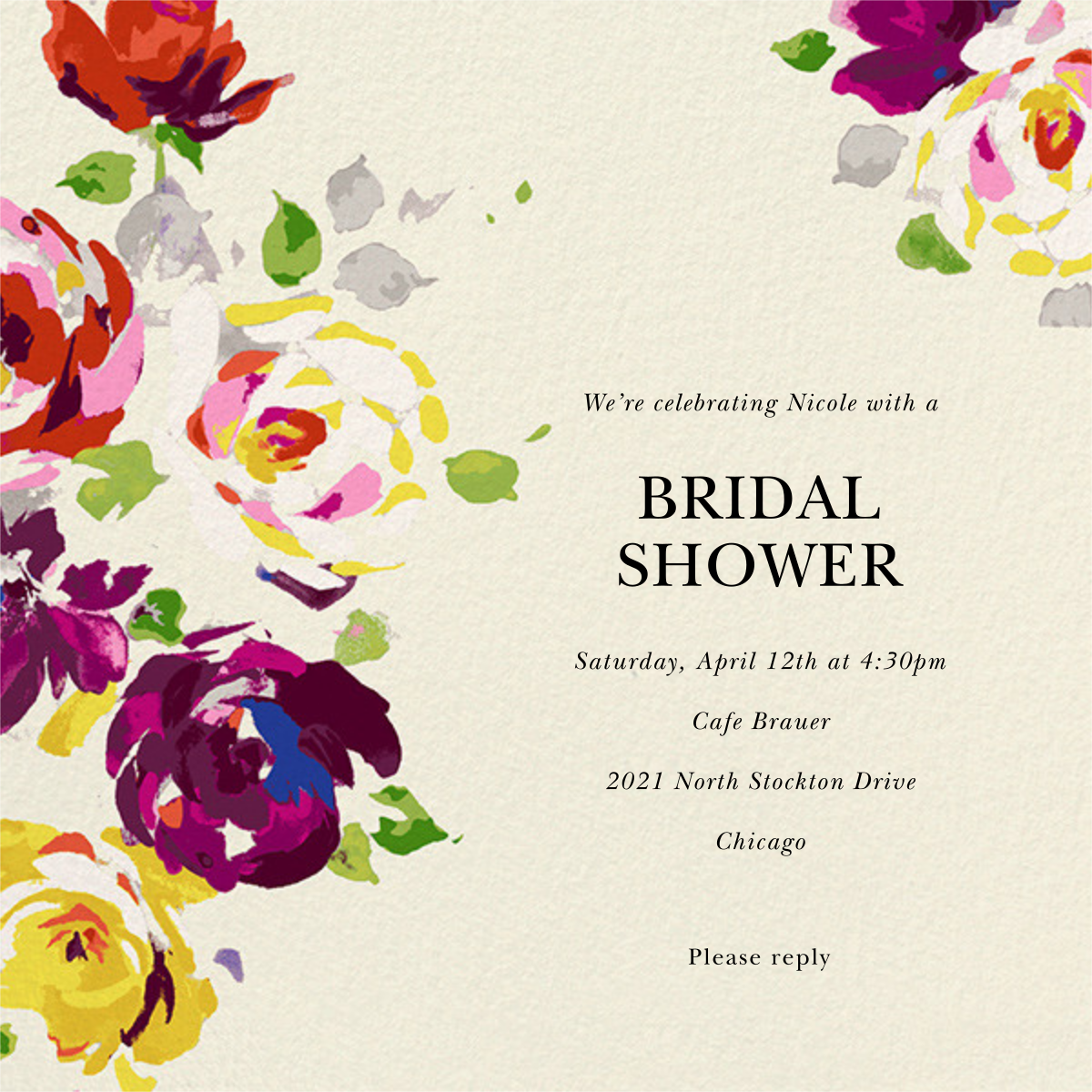 kate spade baby shower invitations