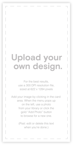 Ticket Holder (Two-Sided Tall) - Paperless Post - Online Party Invitations