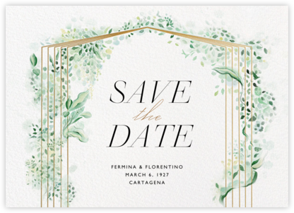 Painted Arbor - Paperless Post - Save the Dates
