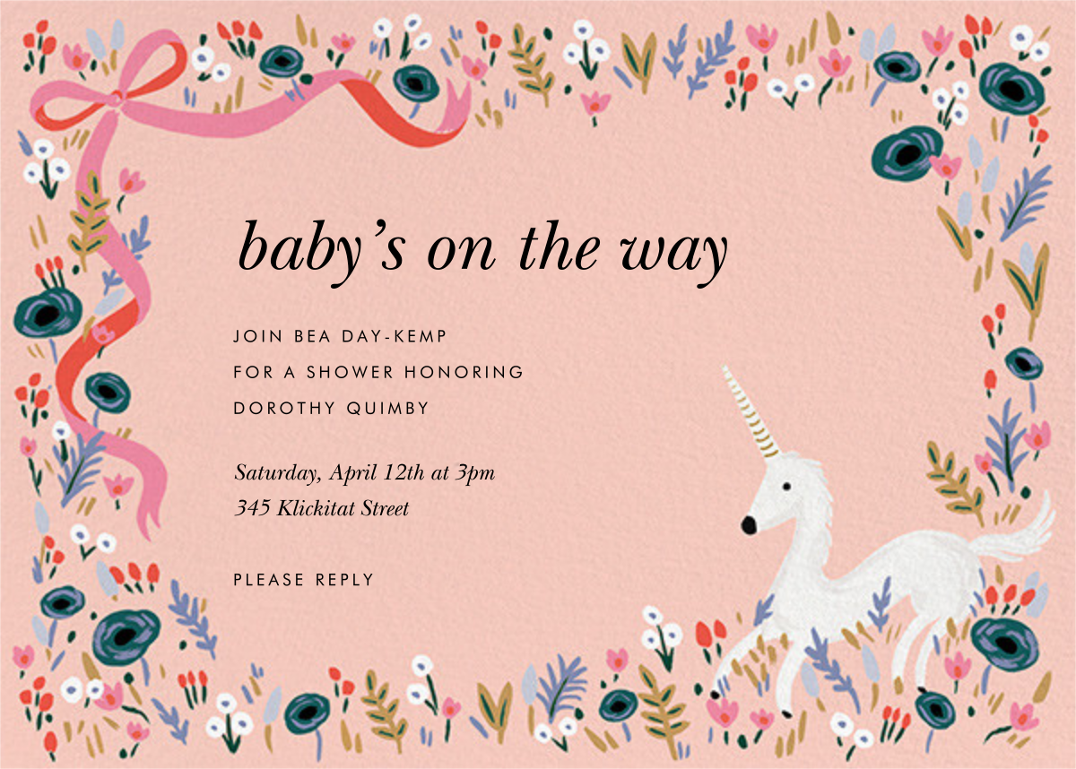 Magic Baby Shower Send Online Instantly Rsvp Tracking