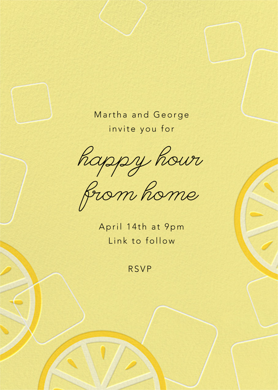 Lemonade (Remote Events) Send online instantly Track opens