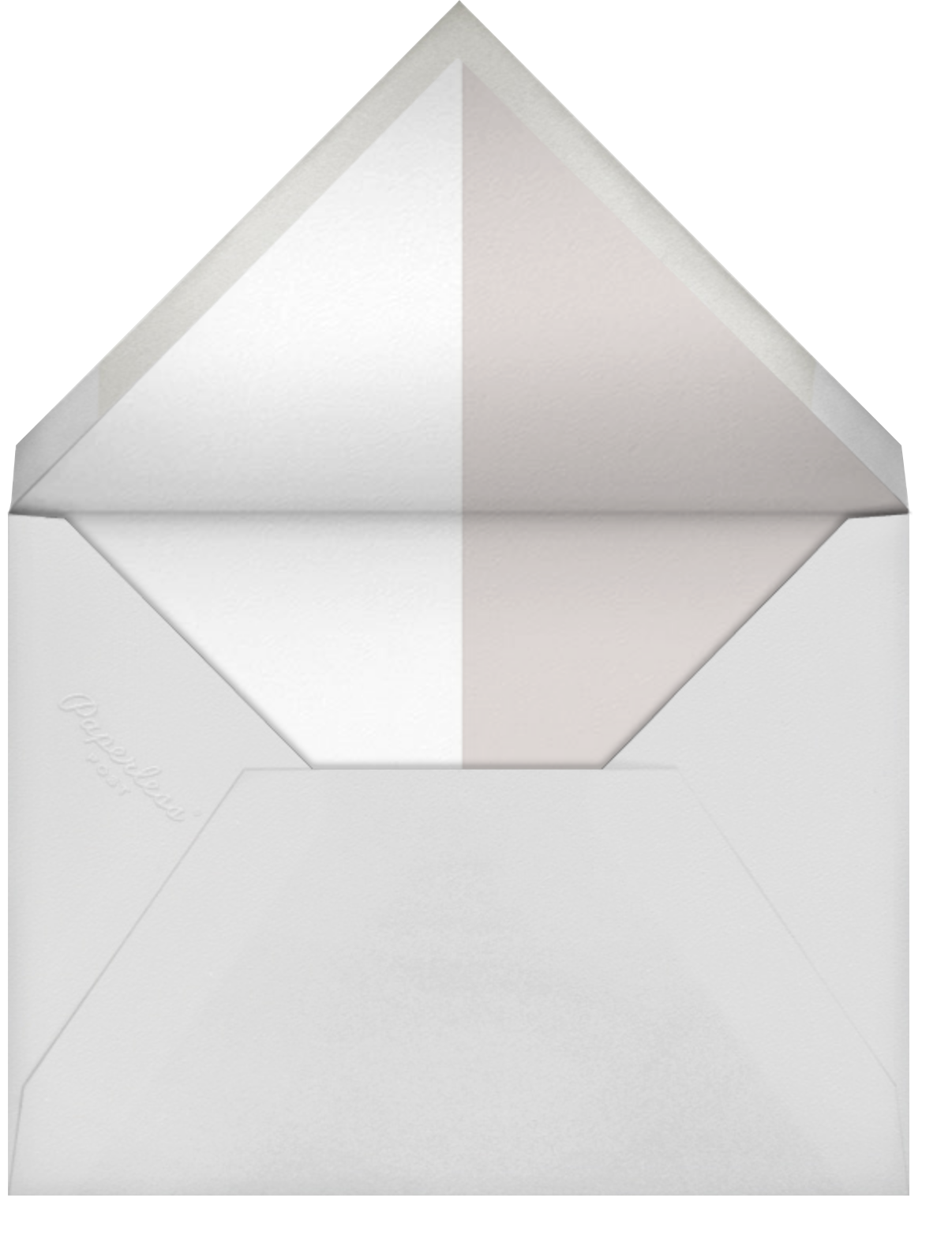 Burgoyne - Oyster/Gold - Paperless Post - Envelope