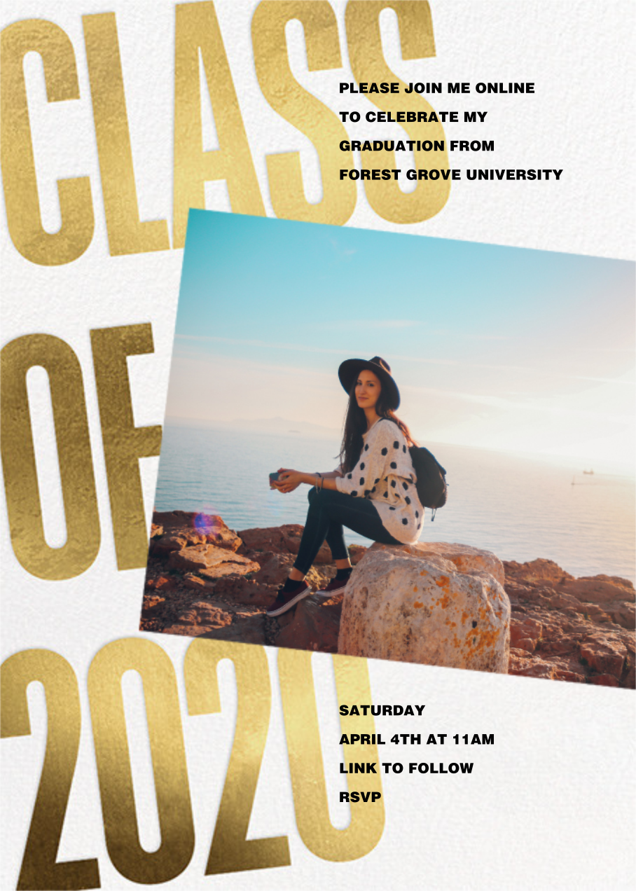 Big Things Class Of 2020 Send Online Instantly Rsvp Tracking