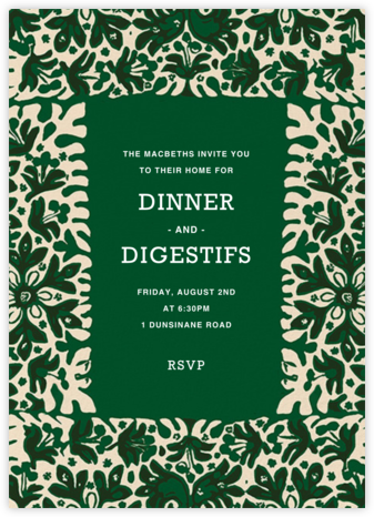 Simbad - Marimekko - Dinner Party Invitations