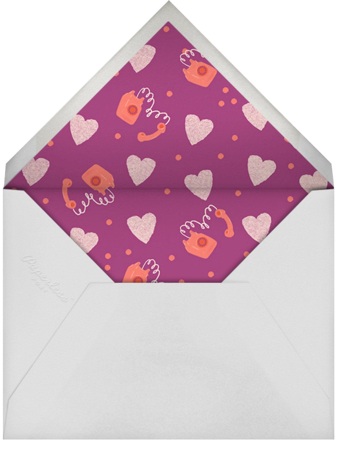 Heart Cord - Paperless Post - Envelope