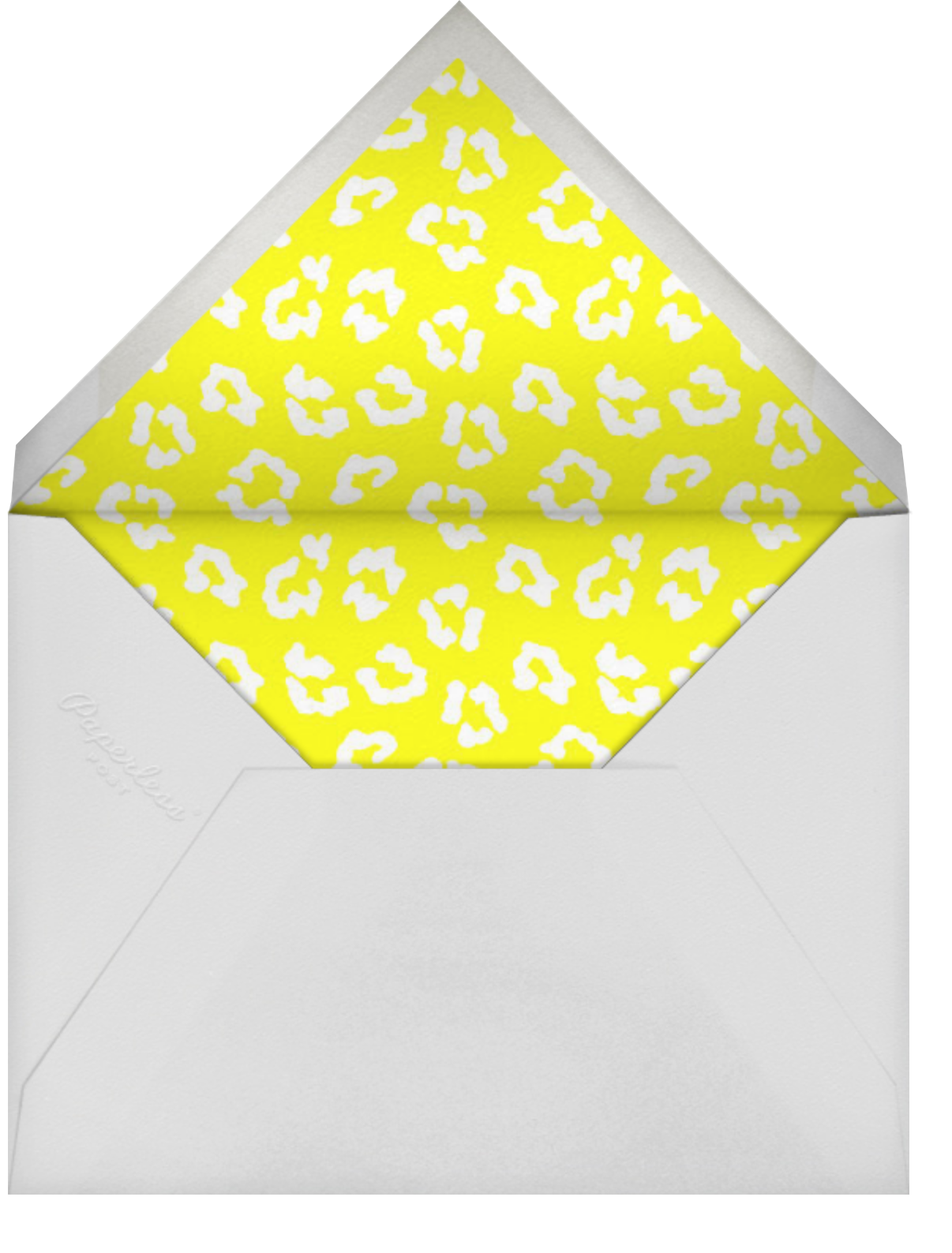 Neon Cheetah - Paperless Post - Envelope