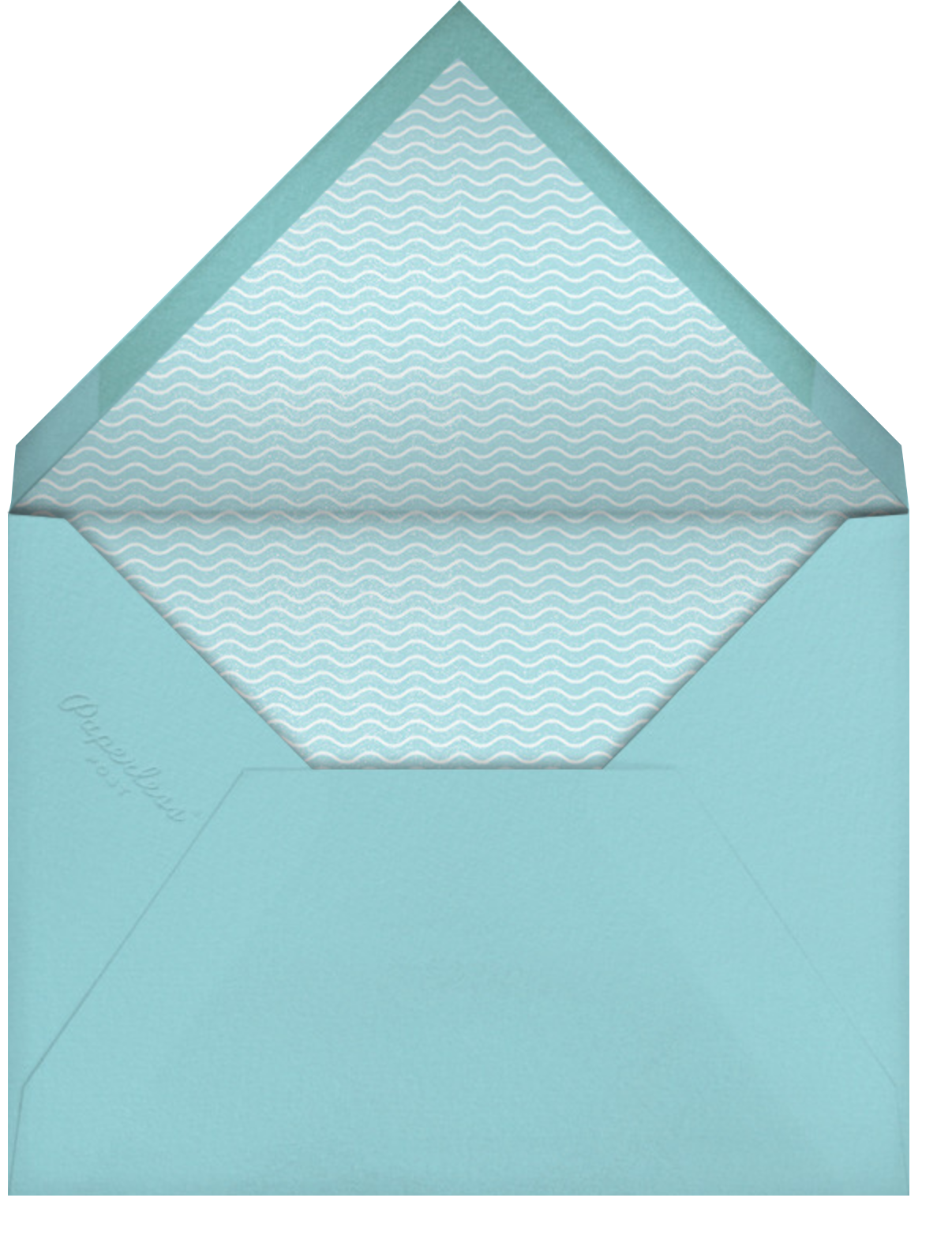 Blue Waves - Paperless Post - Envelope