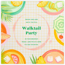 18+ Hawaiian Party Invitation Template
