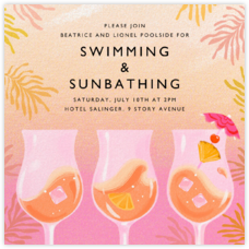 Pool Party Invitations Send Online Instantly Rsvp Tracking