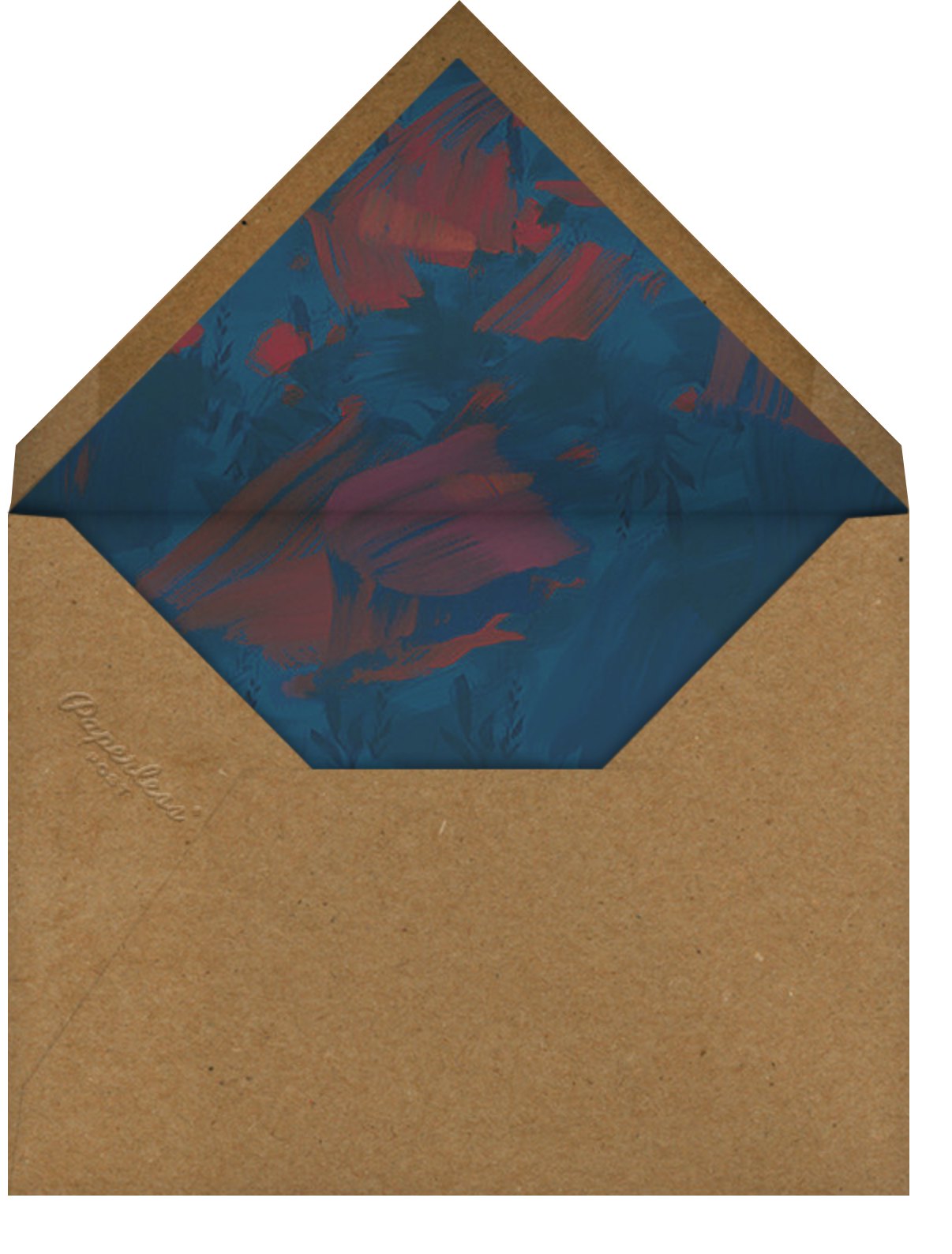 Bollongier (Invitation) - Dark Blue - Paperless Post - Envelope