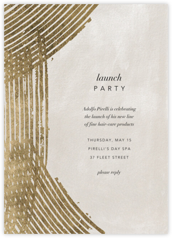 Parallax - Kelly Wearstler - Launch Party Invitations