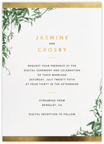 Deanei (Invitation) - Paperless Post - Virtual Wedding Invitations