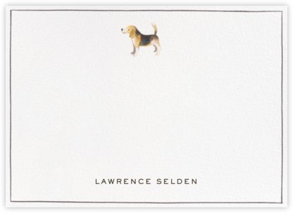 Beagle Border - Paperless Post - Personalized Stationery 