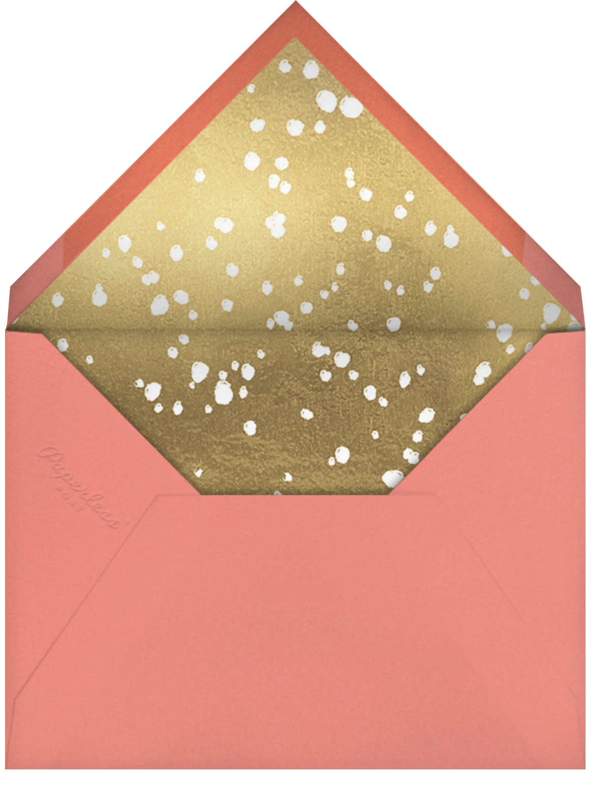 Golden Toast - Papaya - Paperless Post - Envelope