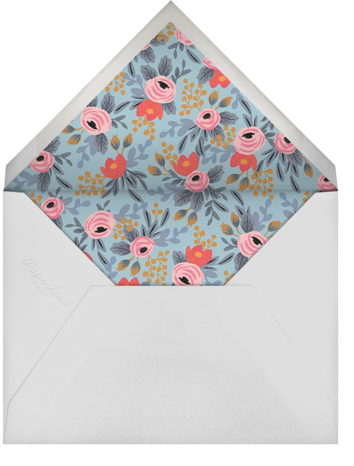 Year in Bloom - White - Rifle Paper Co. - Envelope