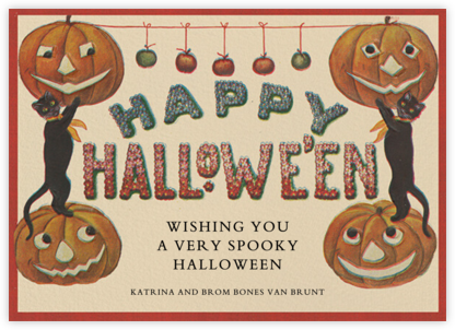 Candy Apples - John Derian - Halloween Cards 