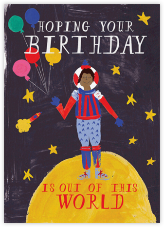 Worldly Birthday - Tan - Mr. Boddington's Studio - Birthday cards