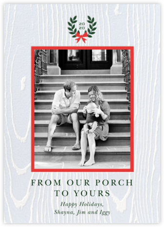 Porch Wood - Cheree Berry Paper & Design - Covid Christmas Cards