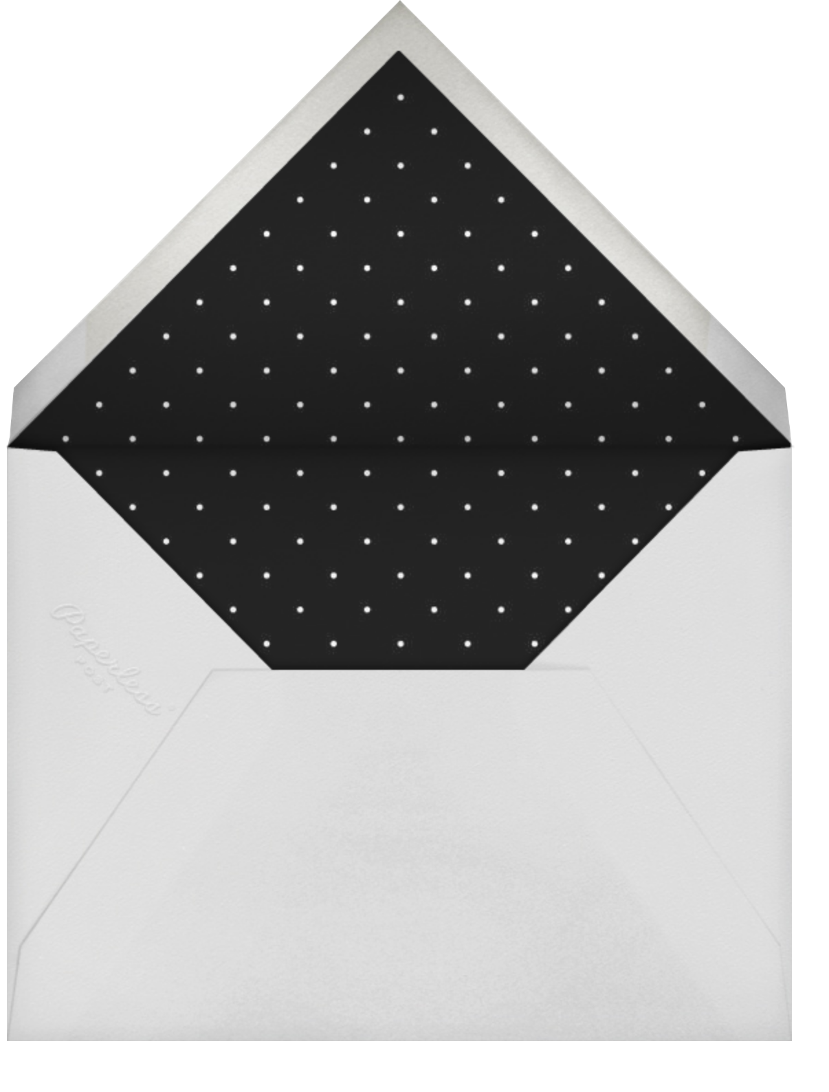Las Vegas Skyline View (Save the Date) - Black/White - Paperless Post - Envelope