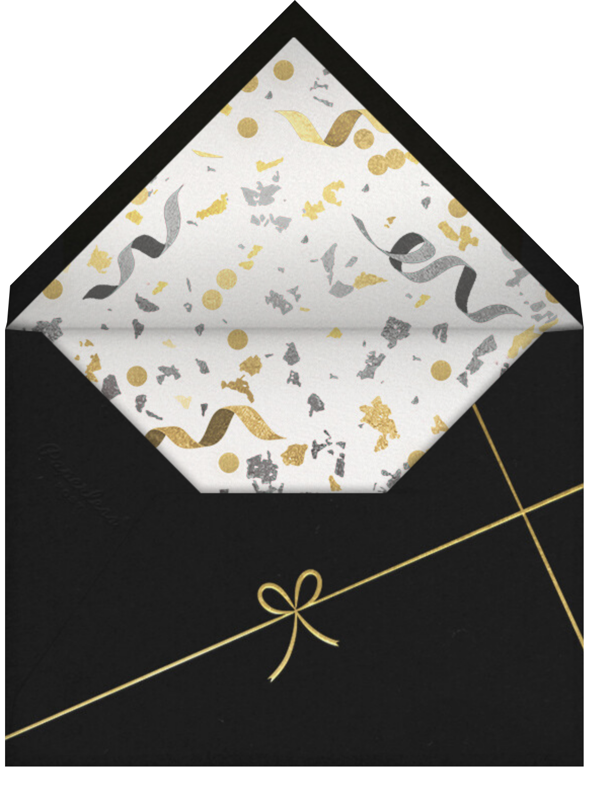Shining Gold - Virtual - Paperless Post - Envelope