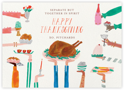 Hands Full - Greeting - Mr. Boddington's Studio - Thanksgiving Cards 