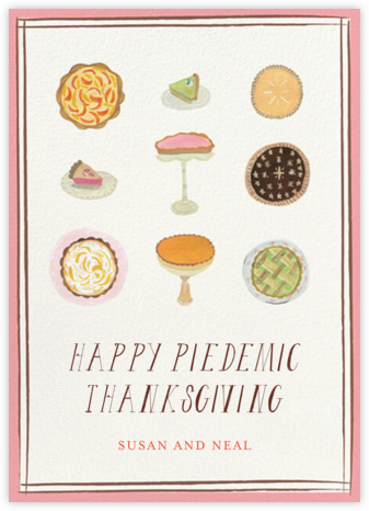 Nine Pies - Mr. Boddington's Studio - Thanksgiving Cards 