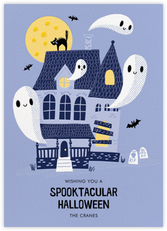 Ghostly Estate - Hello!Lucky - Halloween Cards 