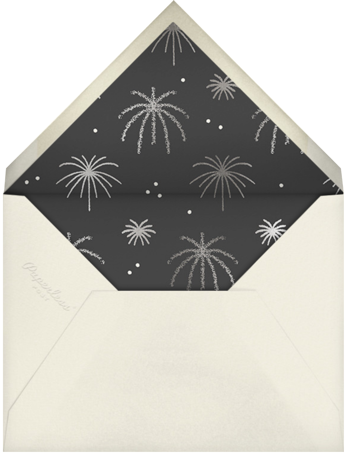 Foil Fireworks - Paperless Post - Envelope