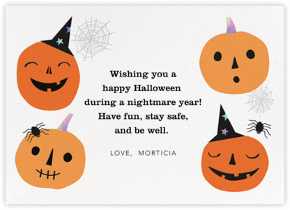 Pumpkin Club - Meri Meri - Halloween Cards 
