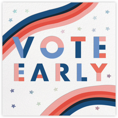 Vote Early - Hello!Lucky - Political action