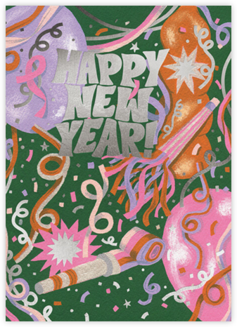 Confetti Drop (Krista Perry) - Red Cap Cards - New Year Cards 