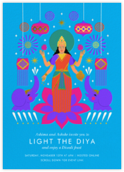 Diwali Invitations Send Online Instantly Rsvp Tracking