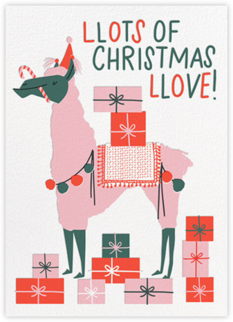 Llots of Llove - Hello!Lucky - Animal Wildlife Christmas Cards