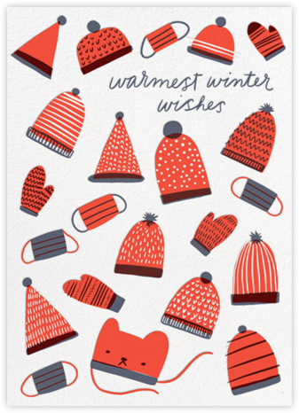 Masks and Mittens - Hello!Lucky - Covid Christmas Cards