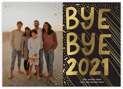 Bye Now - Hello!Lucky - Covid Christmas Cards
