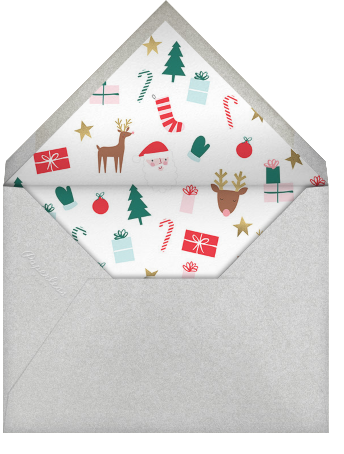 Santa's Satisfied - Deep - Meri Meri - Envelope