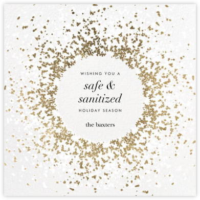 Frosted - White/Gold - Kelly Wearstler - Holiday Cards 