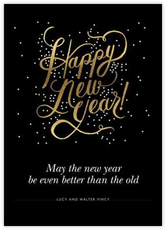 Shimmering New Year - Invitation - Rifle Paper Co.