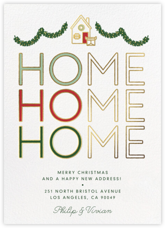 Merry Moving - Paperless Post - New Address Christmas cards