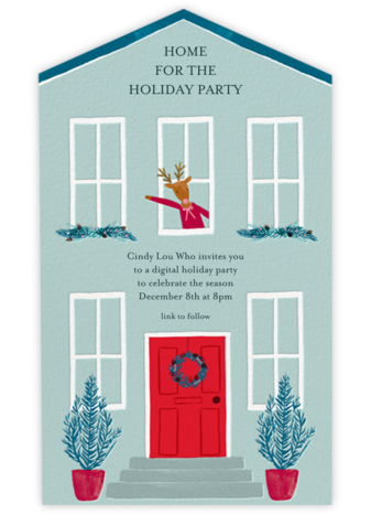 Window Welcome - Meri Meri - Holiday Party Invitations