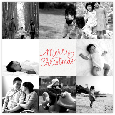 Happy Happy Merry - Paperless Post - Double Sided Christmas Cards