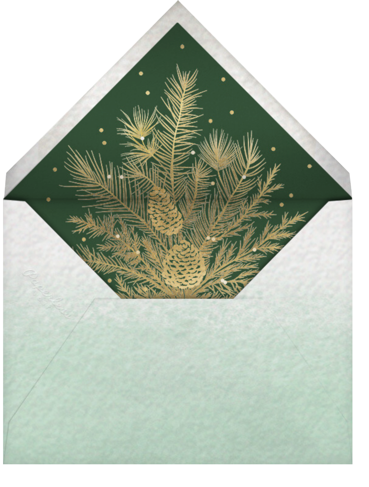 Yule Blooms Christmas (Multi-Photo) - Square - Paperless Post - Envelope