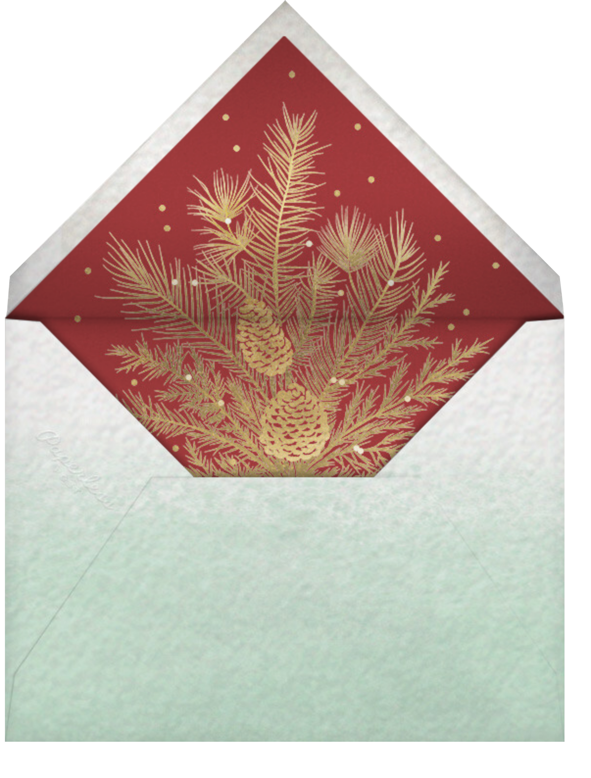 Retro Holidays (Multi-Photo) - Tall - Paperless Post - Envelope