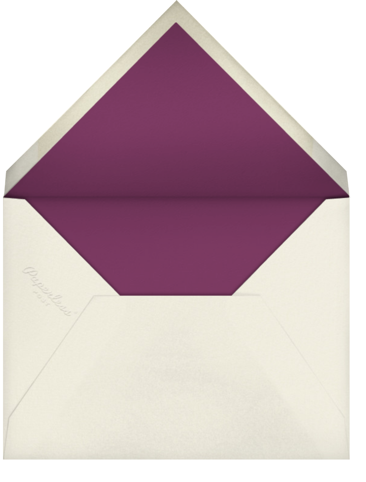 Varsity Hanukkah (3 Photos) - Citrus - Paperless Post - Envelope