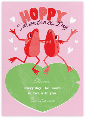 Hoppy Note - Paperless Post - Valentine's Day Cards