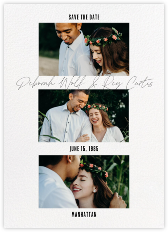Quick Script - Paperless Post - Save the Date with Photo