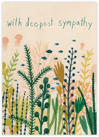 Underwater Sympathy (Kate Pugsley) - Red Cap Cards - Get Well Cards