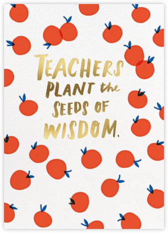 Wise Fruit - Hello!Lucky - Teacher Appreciation Cards