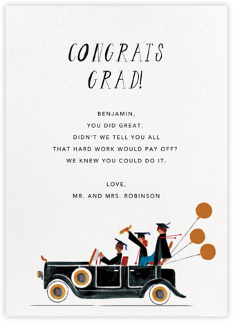 Road Trip to Portland - Mr. Boddington's Studio - Graduation Cards